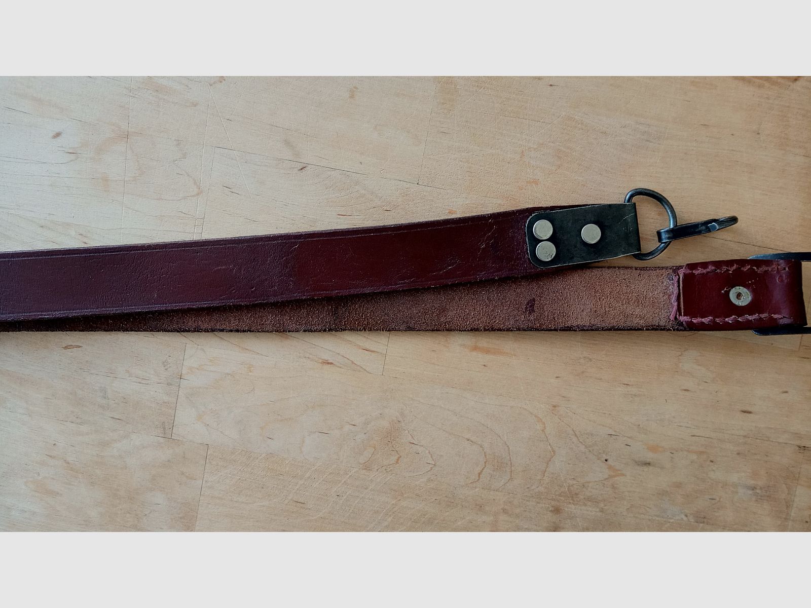 Sowjetischer genauer russischer AK47 / AKM Trageriemen aus Leder  // Gewehrriemen Waffengurt Riemen