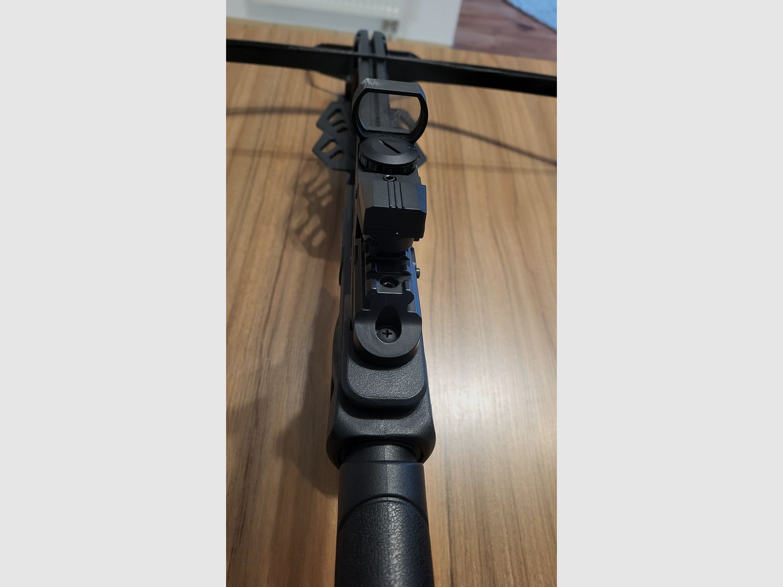 Man Kung MK-XB52 Stalker Compound-Armbrust | Red Dot | Spannhilfe | Bolzen | Top Zustand
