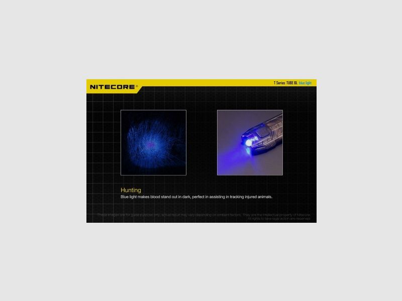Nitecore TUBE-BL Blue Light (luz azul), imagen 7 de 14
