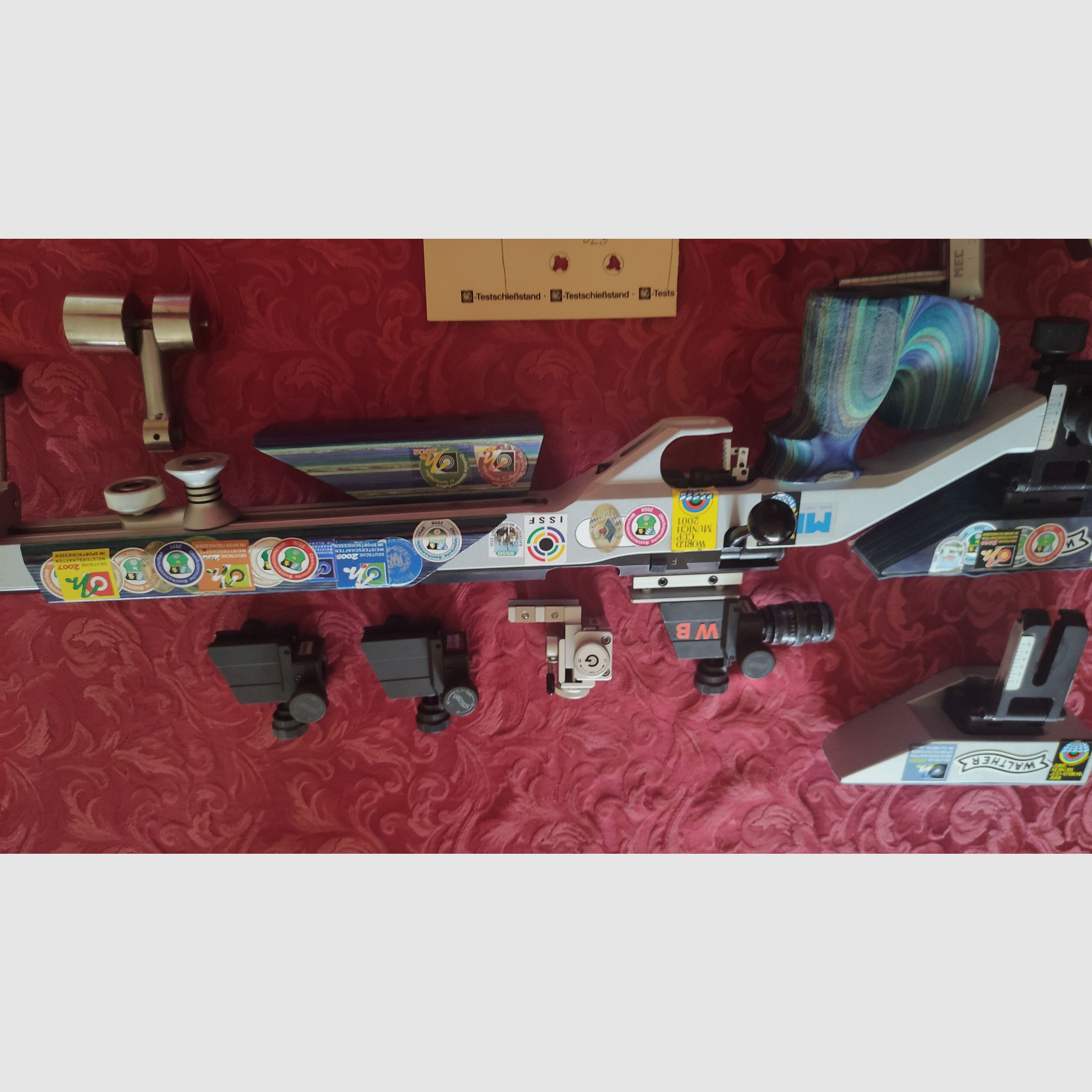 Walther KK 200 Super Match gebraucht mit umfangreichem Zubehör