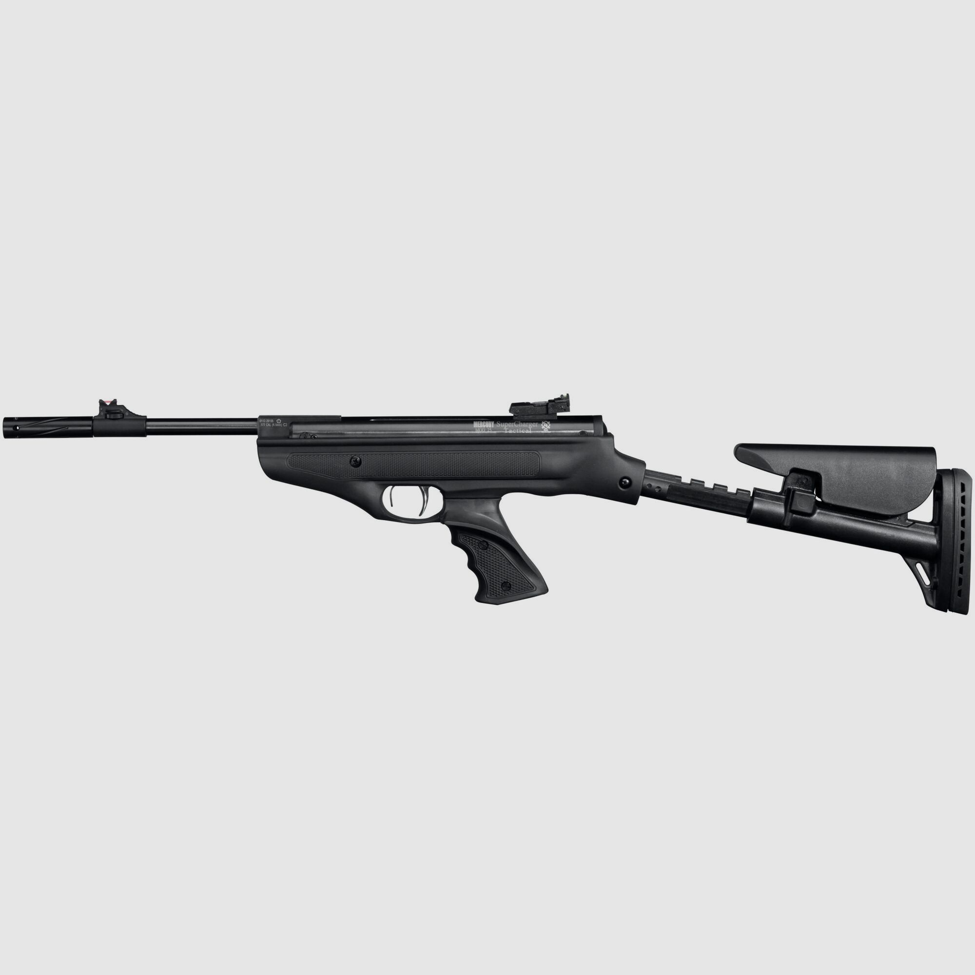 Mercury air Luftpistole 25 Super Charger Tactical mit Anschlagschaft ohne Set