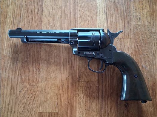 COLT Single Action Army .45 Peacemaker revólver CO2 4,5mm Diabolos, cañón estriado