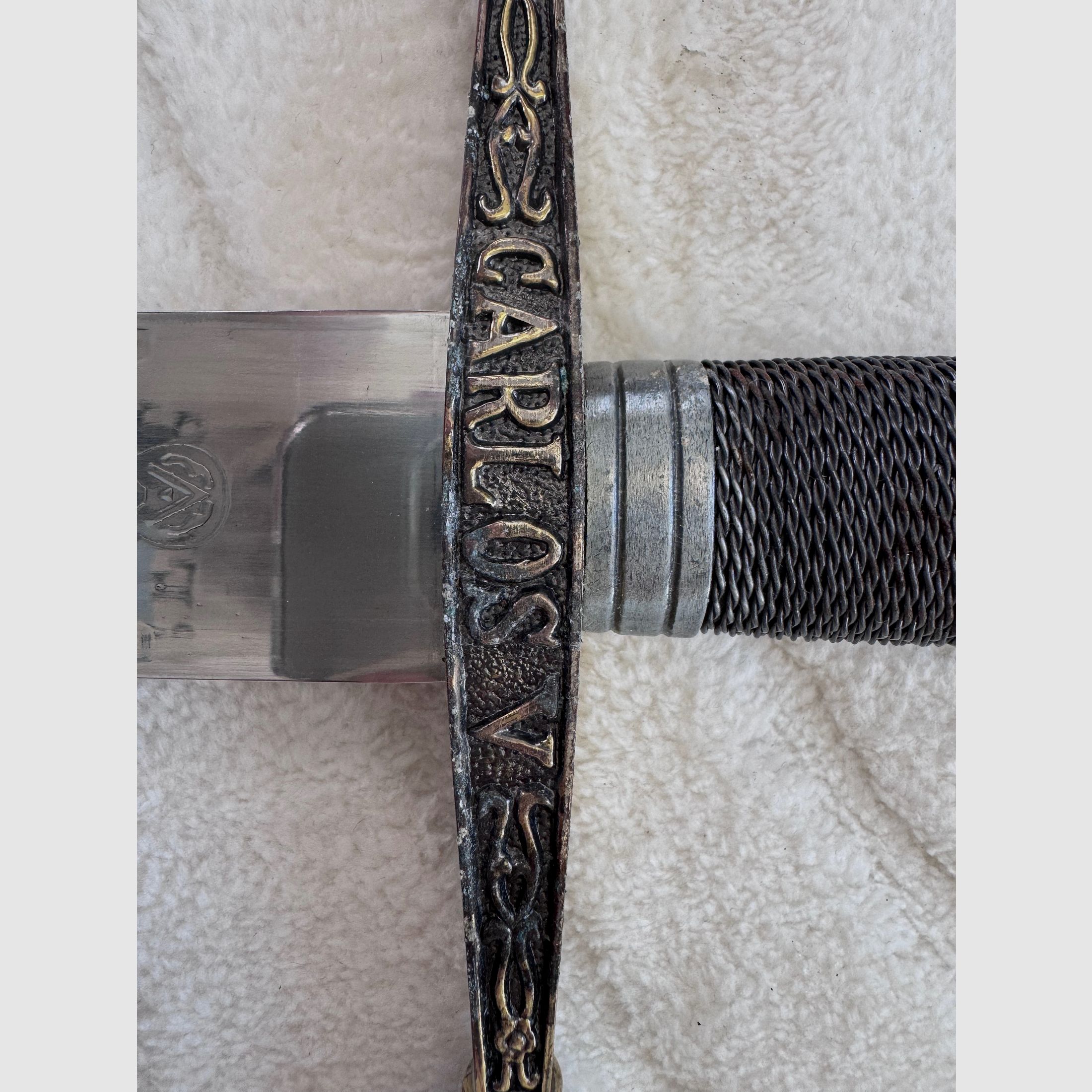 Zierschwert „Carlos V / Carolus Divus“ mit Scheide