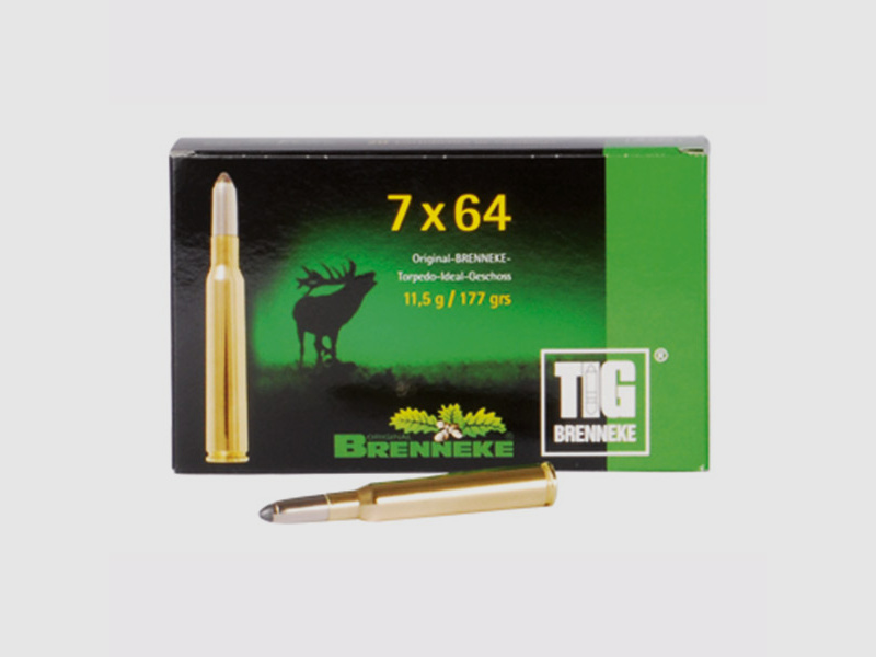 Brenneke 7x64 177GR TIG 20 patronen