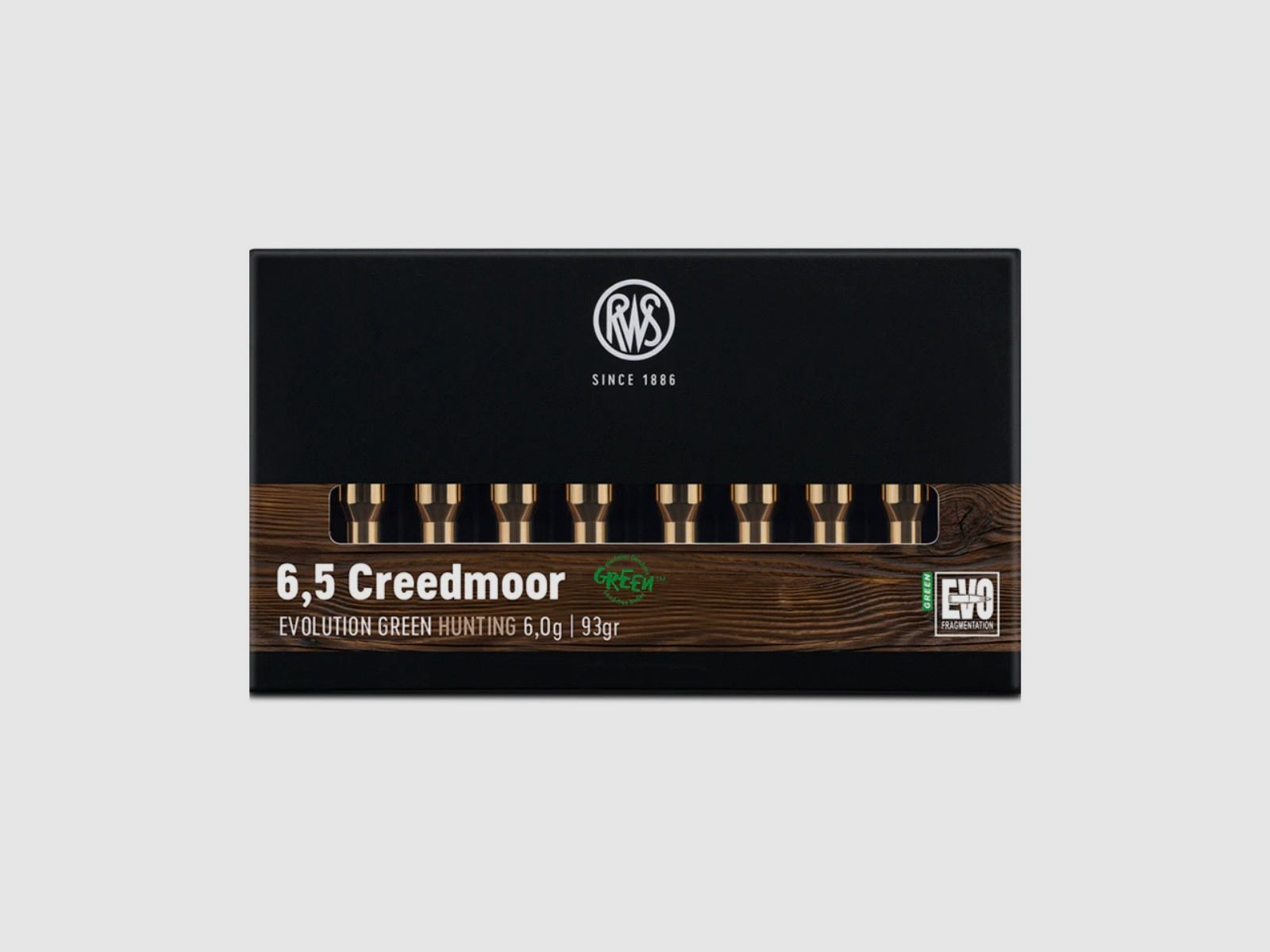Balas 6.5 Creed Rws Evo Green 93gr, imagen 1 de 2