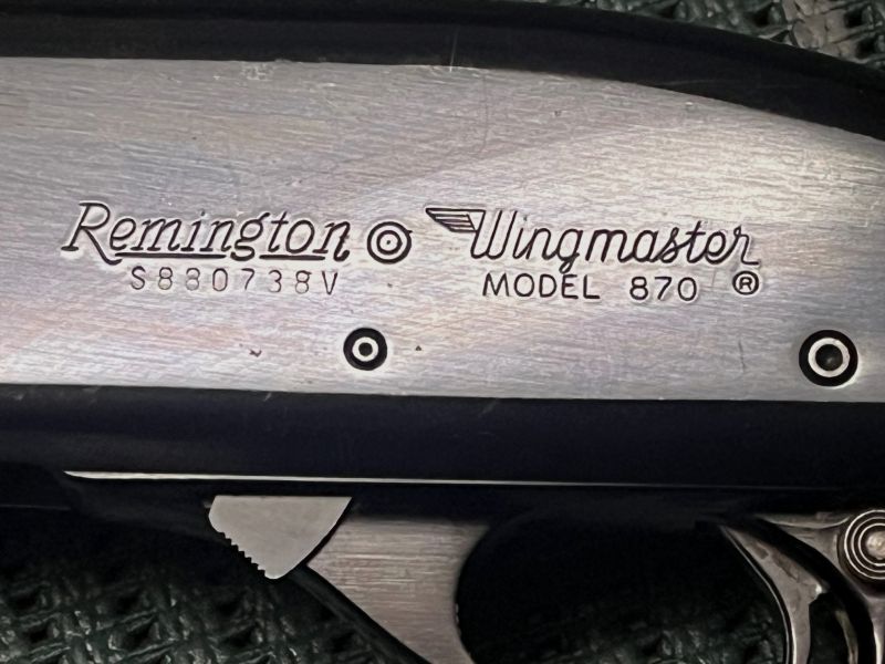 *** REMINGTON Wingmaster Mod.870 in Kal.12x70, Vorderschaftrepetierer ***