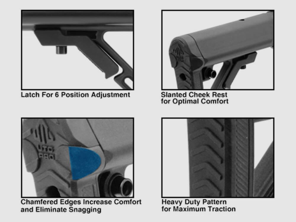 UTG Stock UTG Pro AR15 Ops Ready S1 Mil-spec, imagen 6 de 6