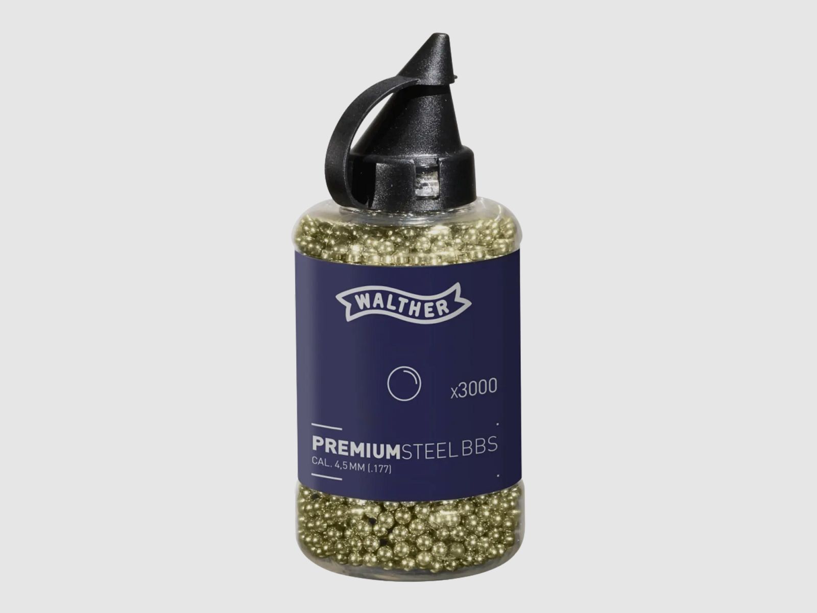 Walther BB steel round balls 4.5mm 3000 pieces