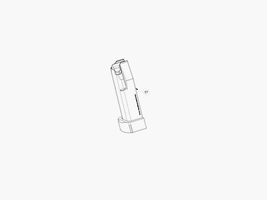 BERETTA MAGAZIN 15 SCHUSS FÜR 80X Kal. 9 Kurz
