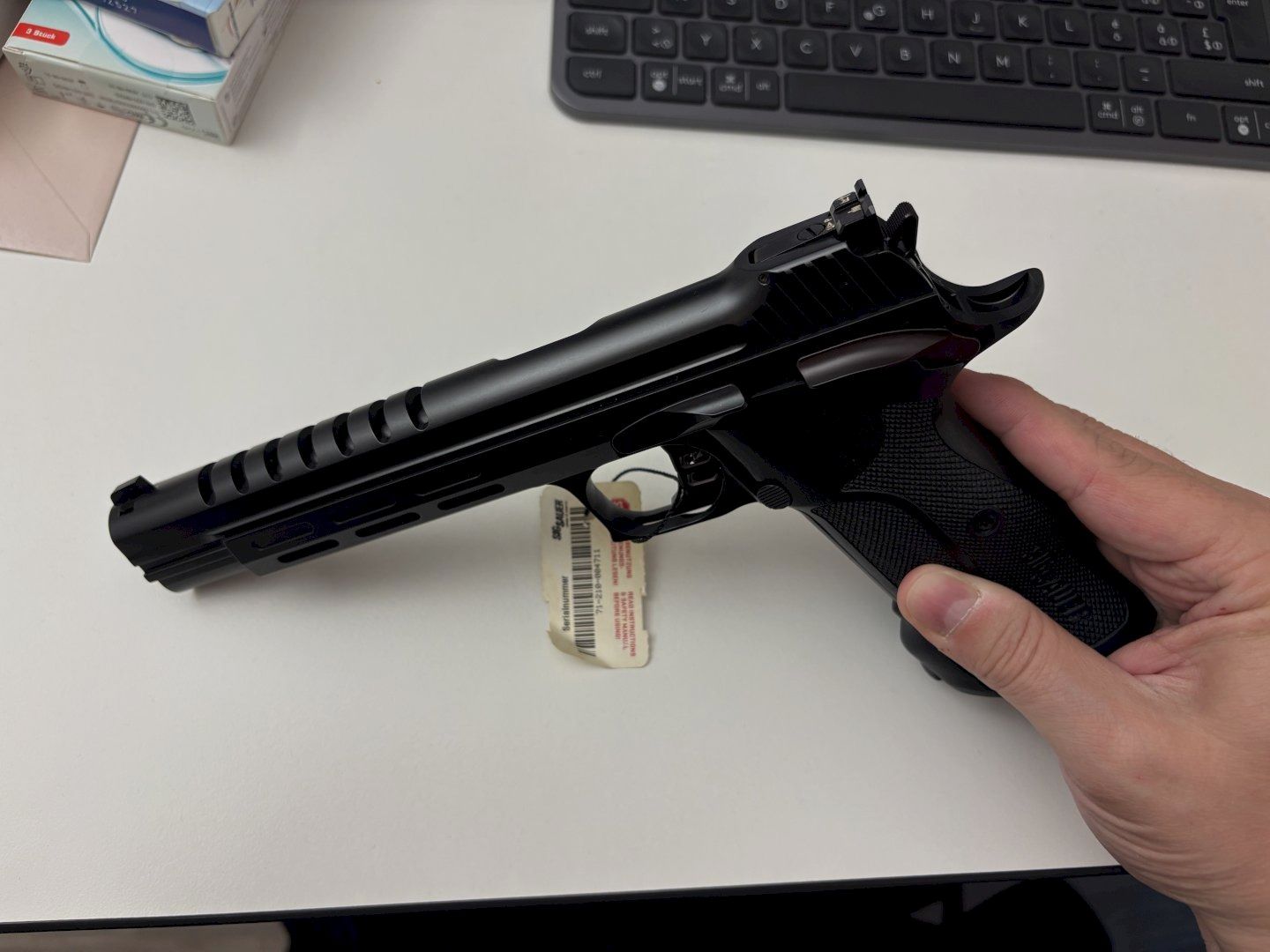 SIG Sauer P210 Skeleton Black - 6 Zoll, 9 mm Para, Eckernförde,  ungeschossen
