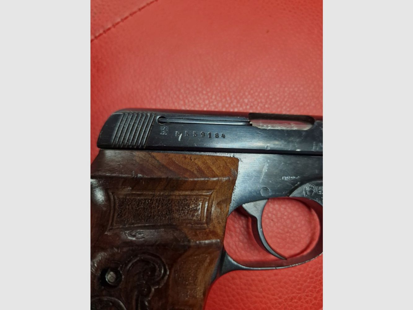 CZ MOD. 4S 6,35mm (grawerowane uchwyty) (używane), zdjęcie 4 z 5