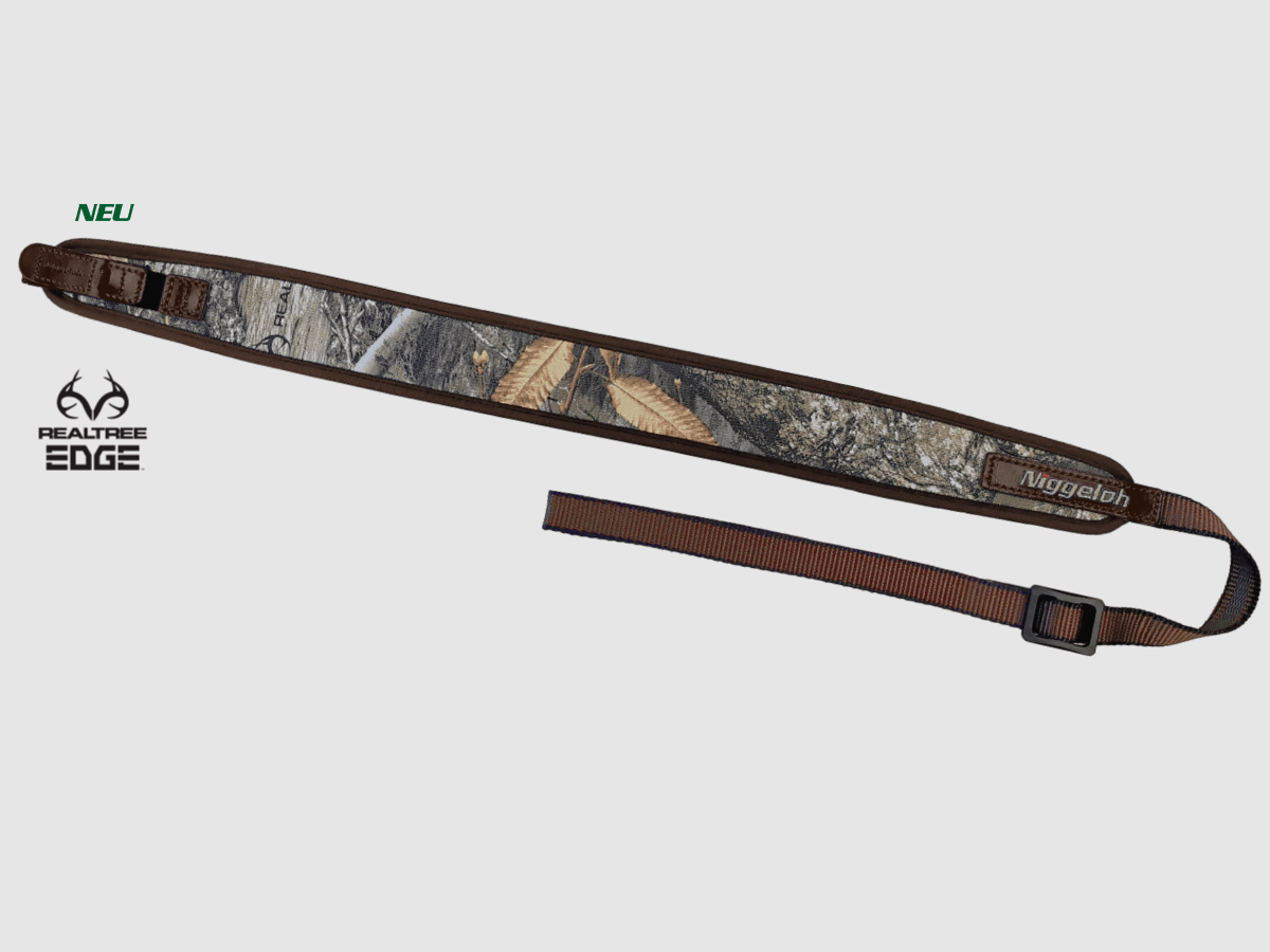 Niggeloh 221100004 Gewehrgurt Neopren Realtree EDGE mit SV