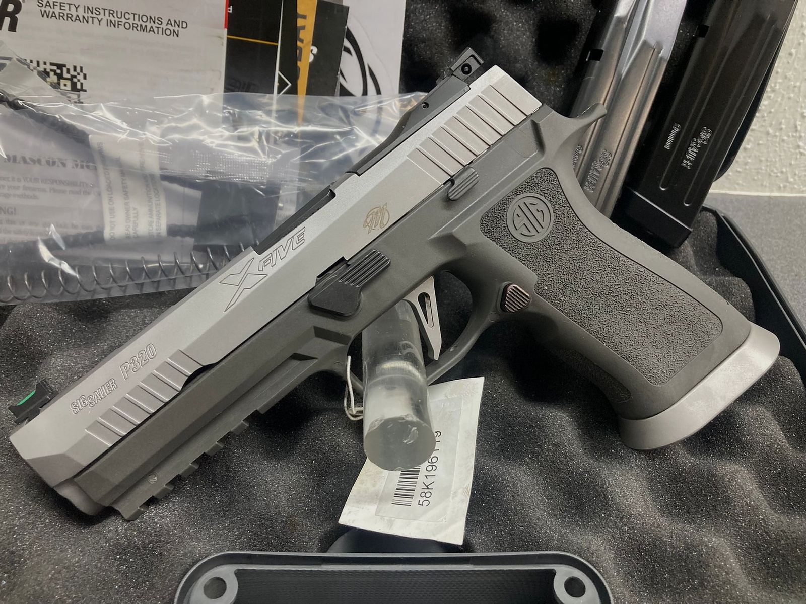Sig Sauer P320 X5 Legion Silver Shadow