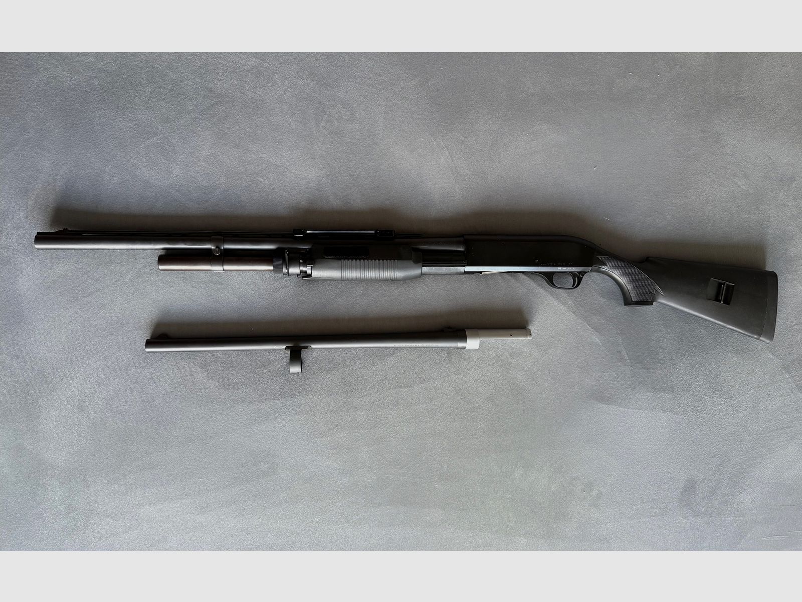 Benelli SLF M3 Super 90 with interchangeable barrel (slug barrel)