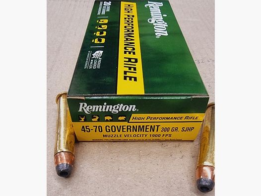 .45-70/300grs. Remington SJHP 20 Stk.