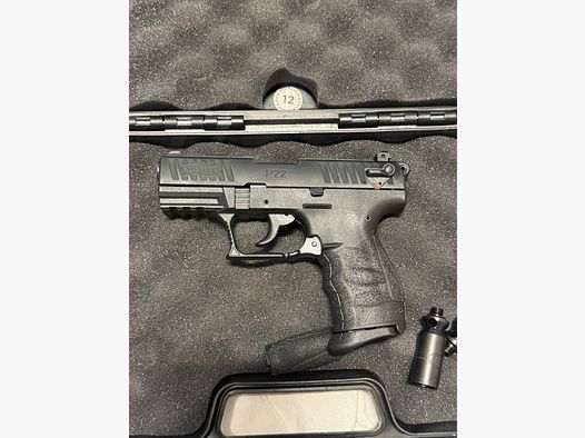 Walther P22q 9mm PAK pistola de fogueo como nueva