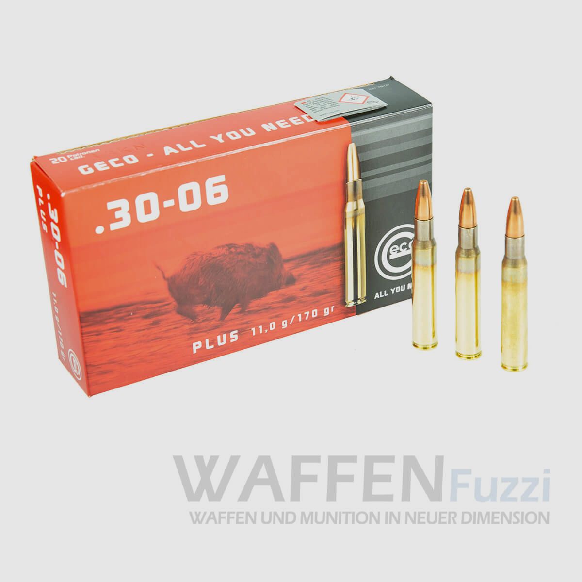 Geco Plus caliber .30-06 hunting ammunition 170gr