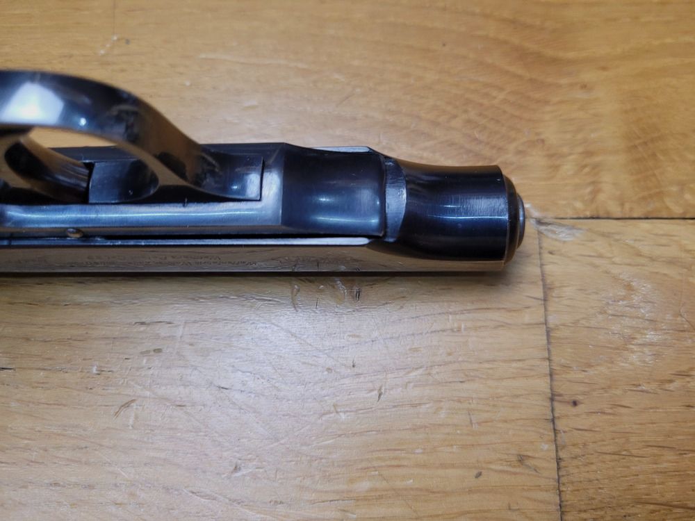 Bardzo piękny pistolet Walther PP – Rzadki kal. 22LR wyprodukowany przez Walther Zella-Mehlis – Broń z początku 1938 roku – Cywilna – Wspaniała oryginalna oksyda w 97% – Nowa lufa lustrzana – TBE +, zdjęcie 10 z 17