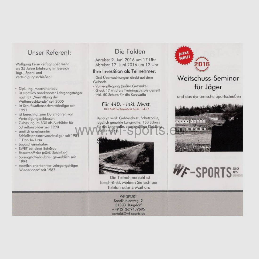 Weitschuss Seminar in Dänemark Weitschuss Seminar in Dänemark