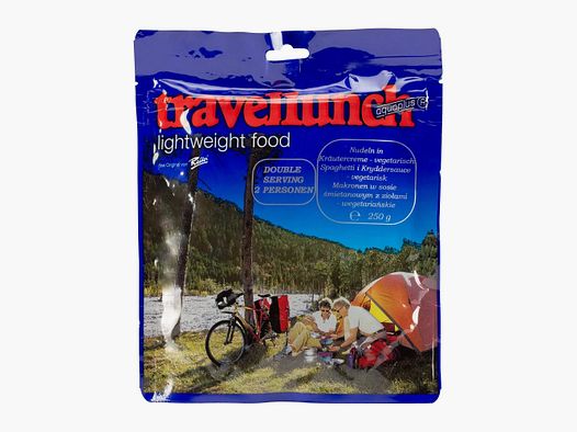 Travellunch Nudeln in Kräutercreme vegetarisch 2er Packung
