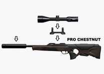 Walther RS3 Pro Chestnut + Steiner 2,5-10x50 + Schalldämpfer + ... / Komplettpaket