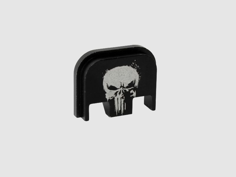 GLOCK BACKPLATE "BAD PUNISHER" - ALU