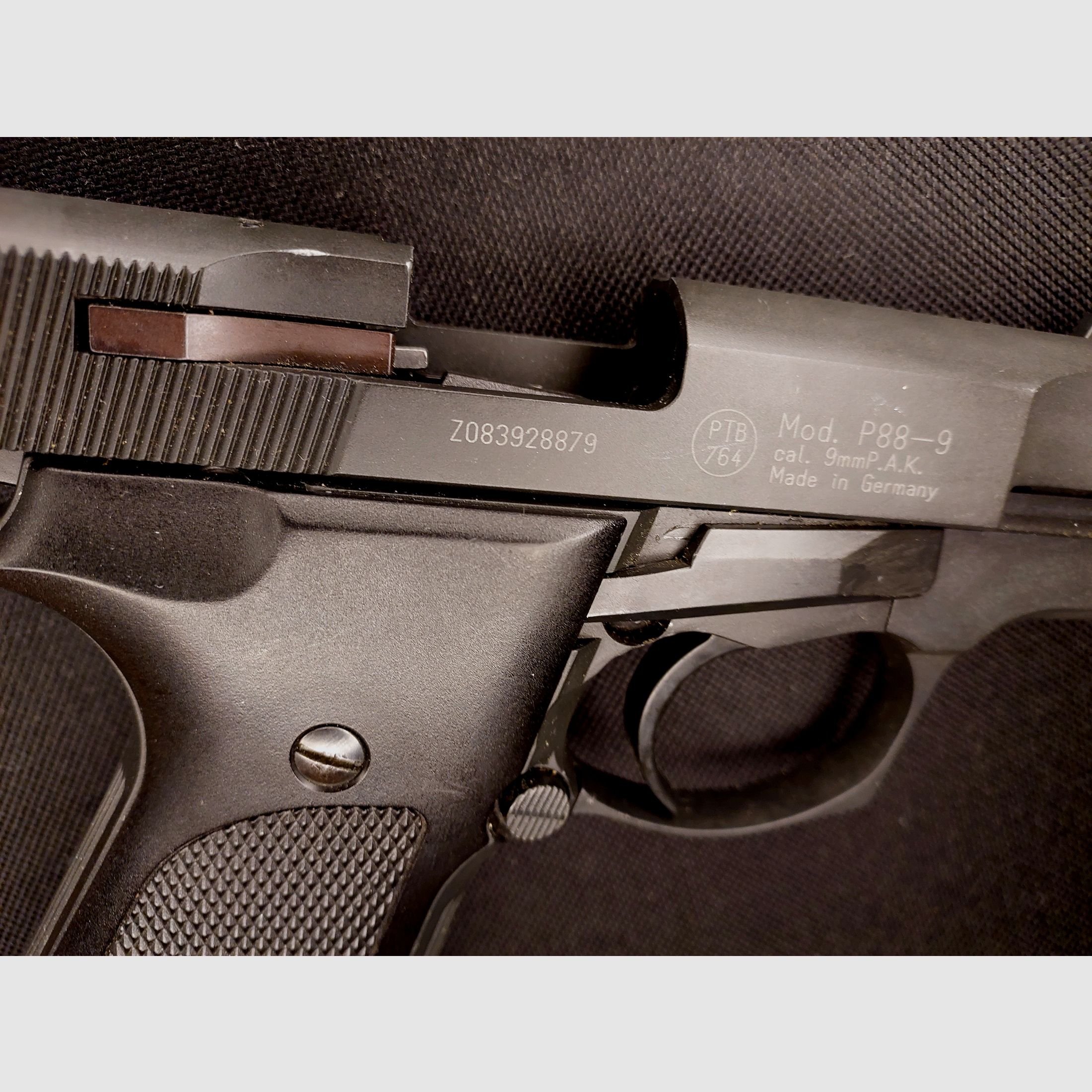 Walther P88-9 (P 88 Compact) Schreckschuss Pistole 9mm P.A.K. schwarz (PTB 764)