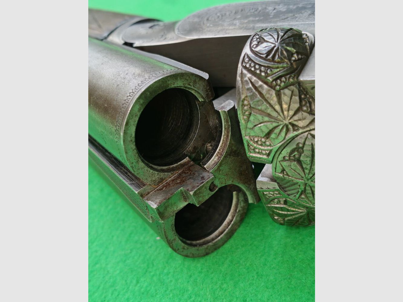 Inconnu fusil de chasse double 16/70