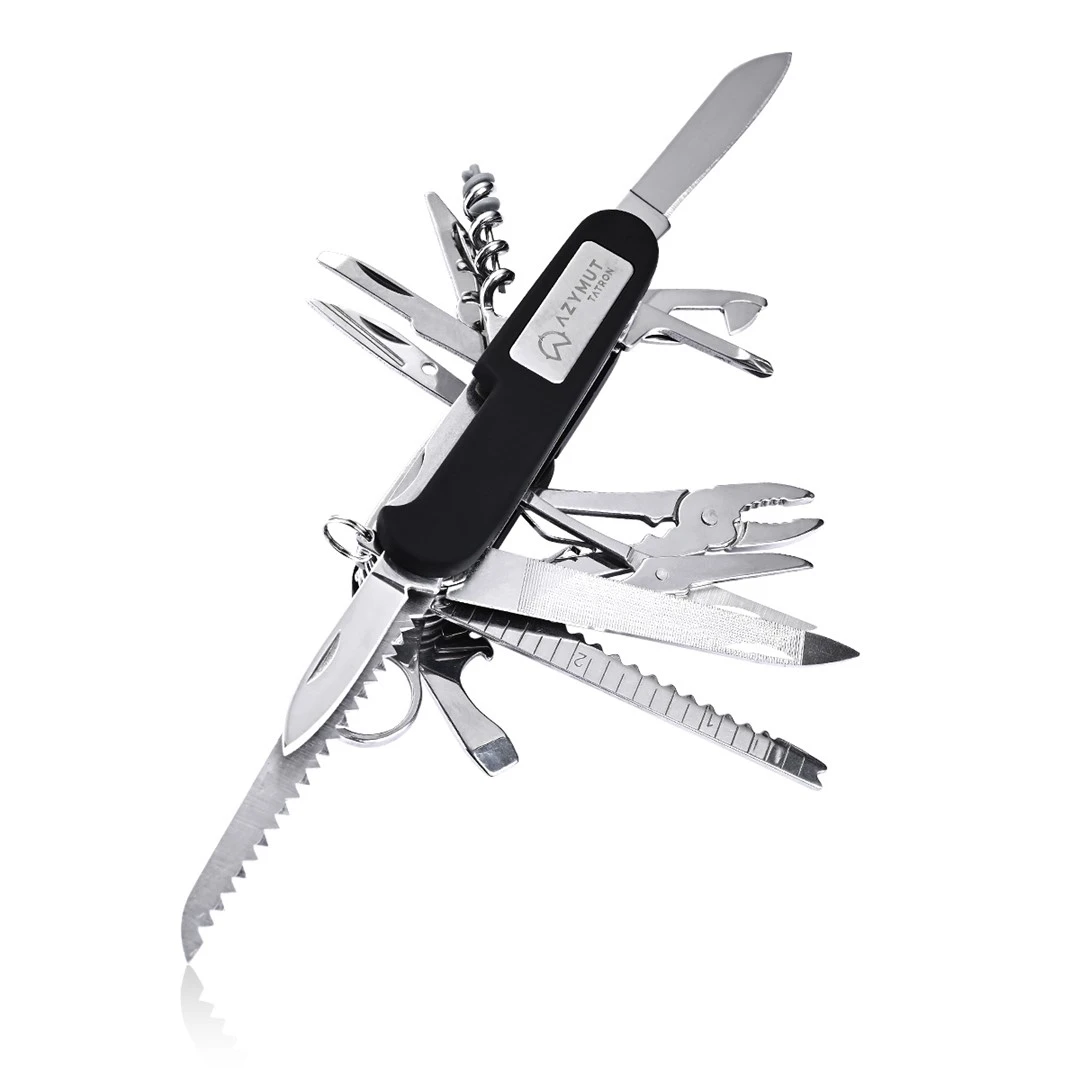 Azymut Tatron navaja, 25 herramientas + funda