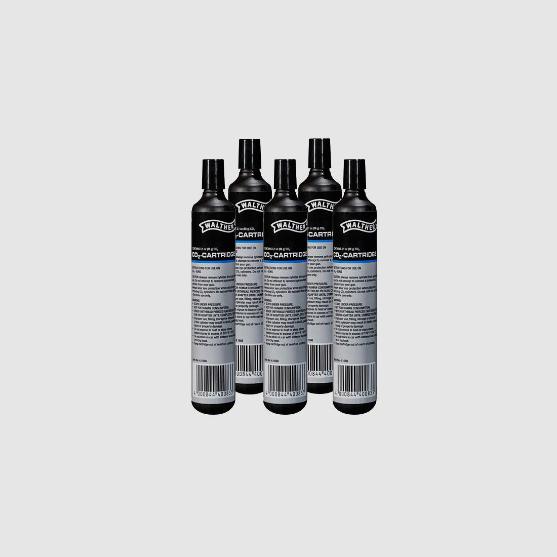 CO2 Kartusche Walther 88 g Kapsel 5 StĂĽck