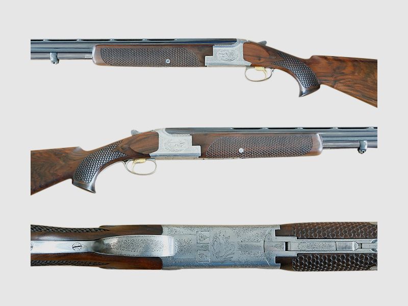 Double-barreled shotgun FN C II, caliber 12/70