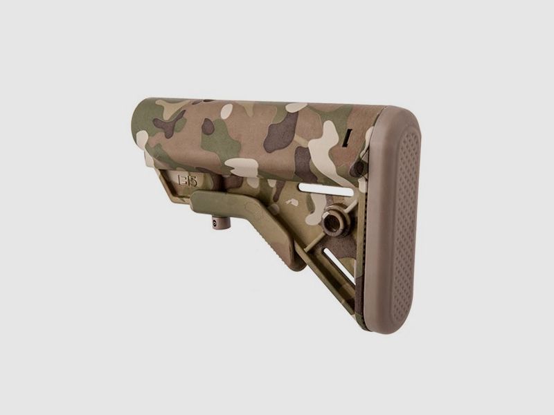 B5 SYSTEMS AR-15 BRAVO STOCK RICHIUDIBILE MIL-SPEC MULTI-CAM, immagine 2 di 5