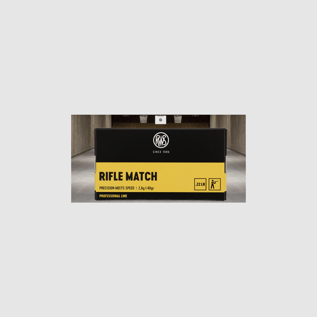 RWS .22 lr. Carabine Match 50 pièces.