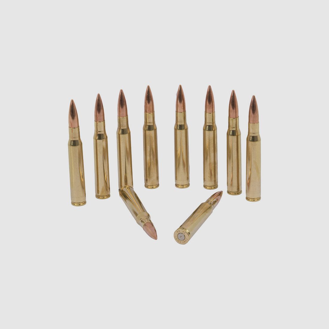 Dekopatronen Kaliber 7,62 x 63 mm .30-06 Springfield blinde Originalpatronen 10 StĂĽck (P18)