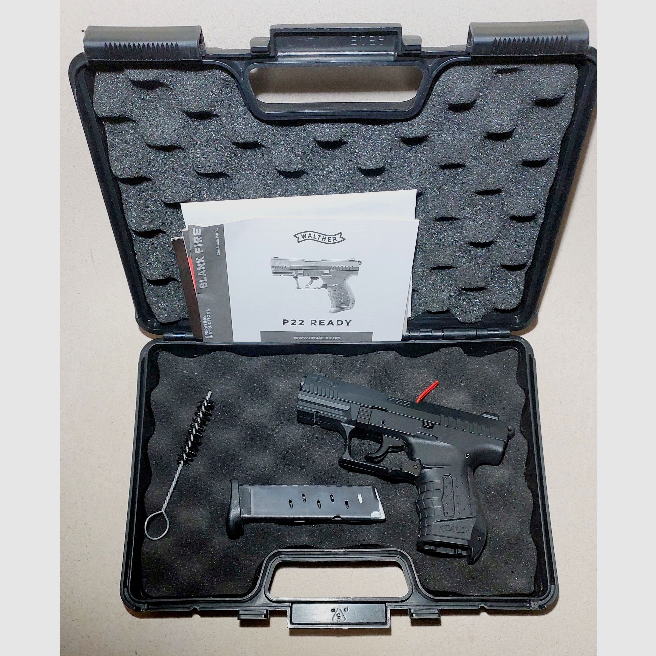 Walther P22 Ready Schreckschuss Pistole 9mm P.A.K. schwarz.