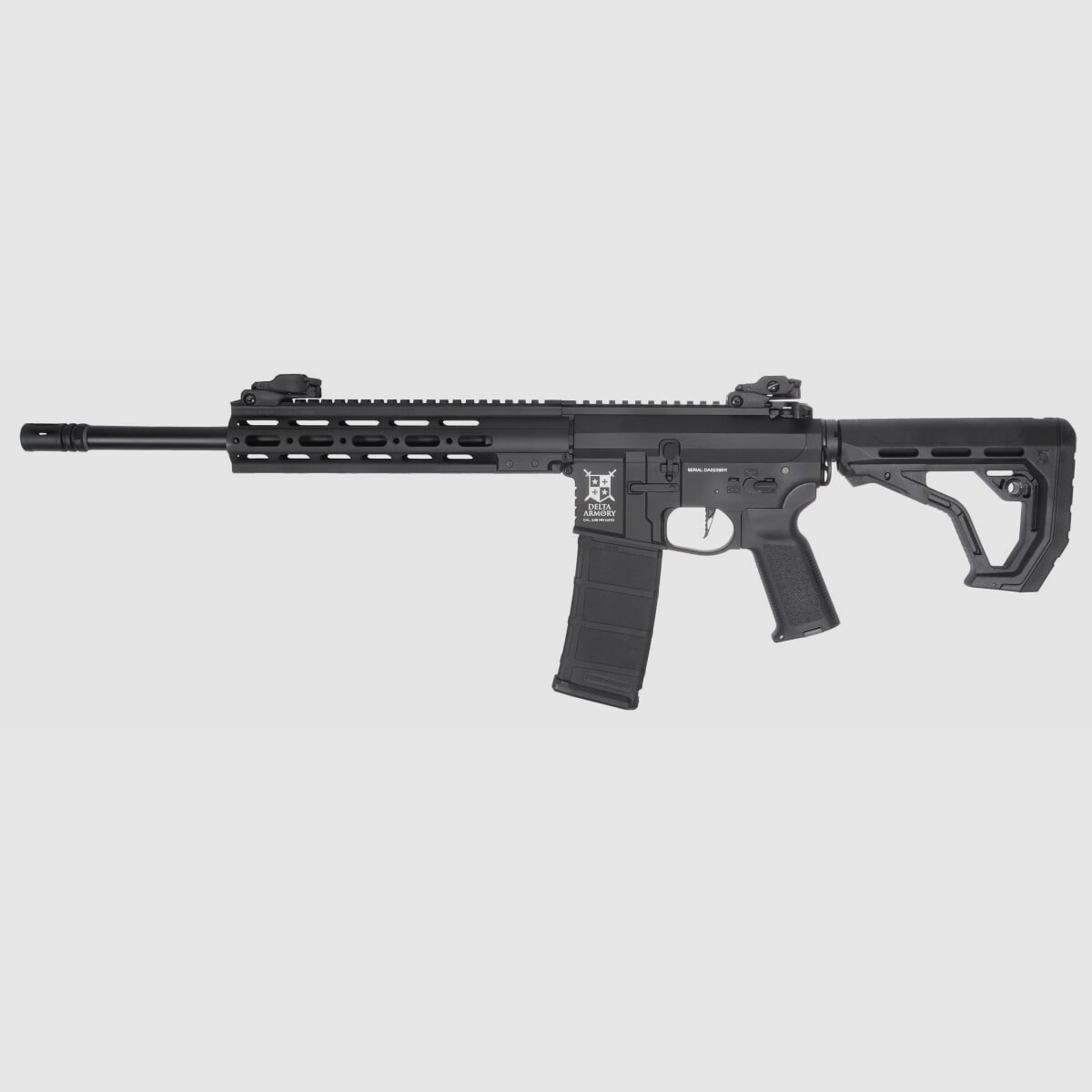 AR15 TEMPEST 1 ALPHA EAGLE ETU Schwarz S-AEG Softair Gewehr Frei ab 18 Jahren | Delta Armory
