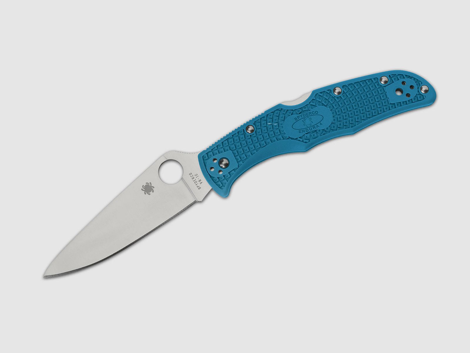 Taschenmesser SPYDERCO ENDURA FLAT GROUND BLAU
