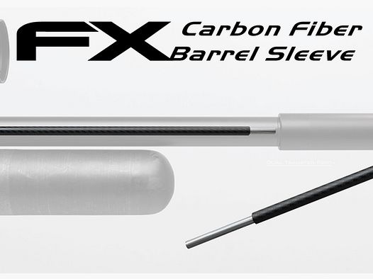 FX Airguns Barrel Sleeve FX Carbon Fiber — 7.62 mm (.30) · 700