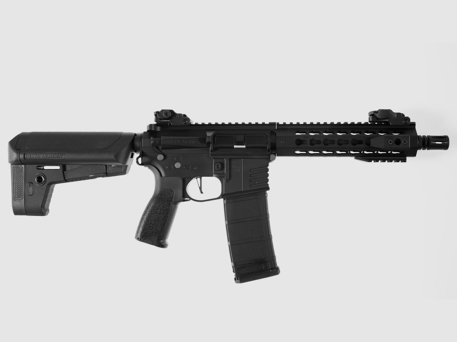 AR15 KeyMod 8" Alpha Full Metal (Schwarz) max 0,5J - Delta Armory