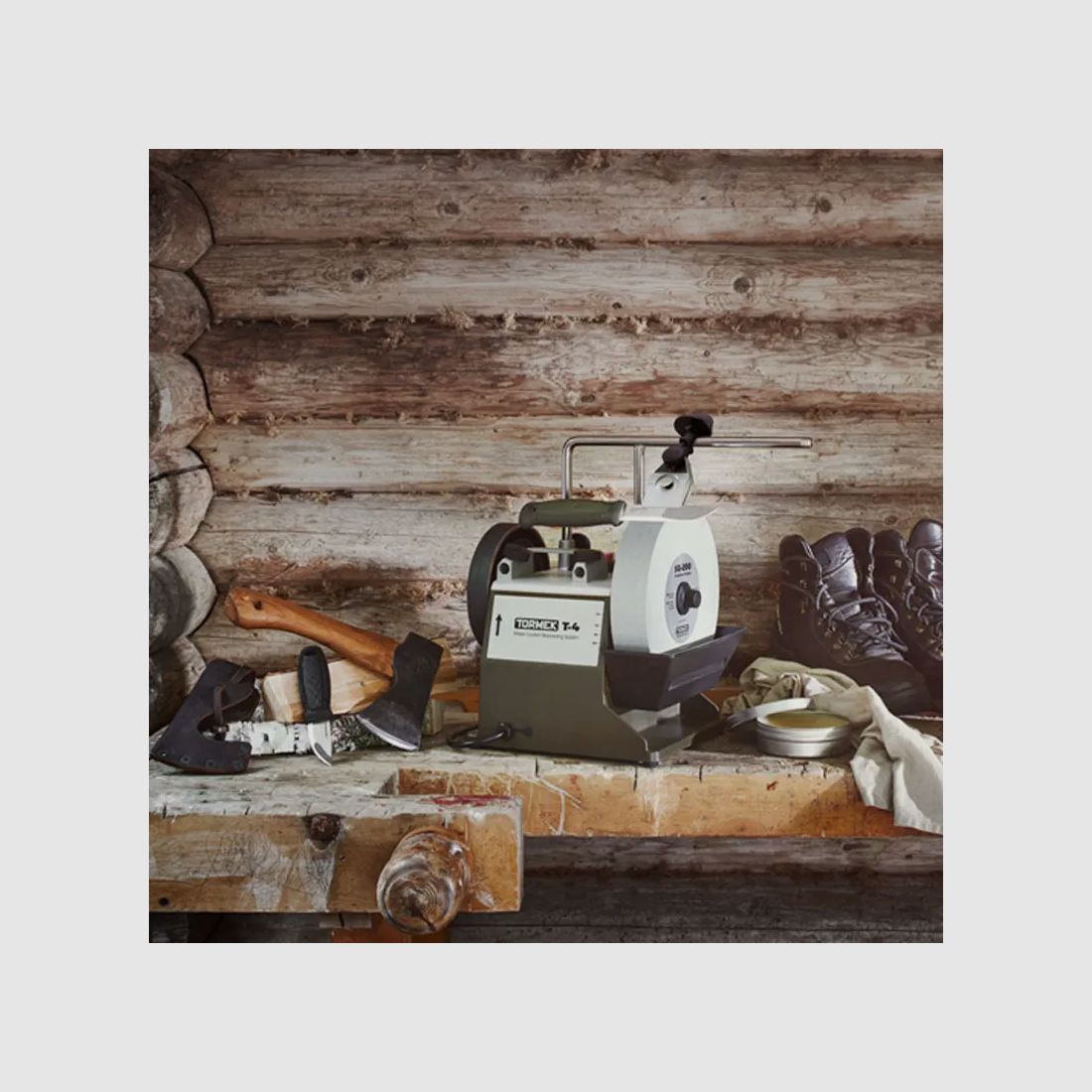 Tormek máquina de afilar húmeda T4 Bushcraft