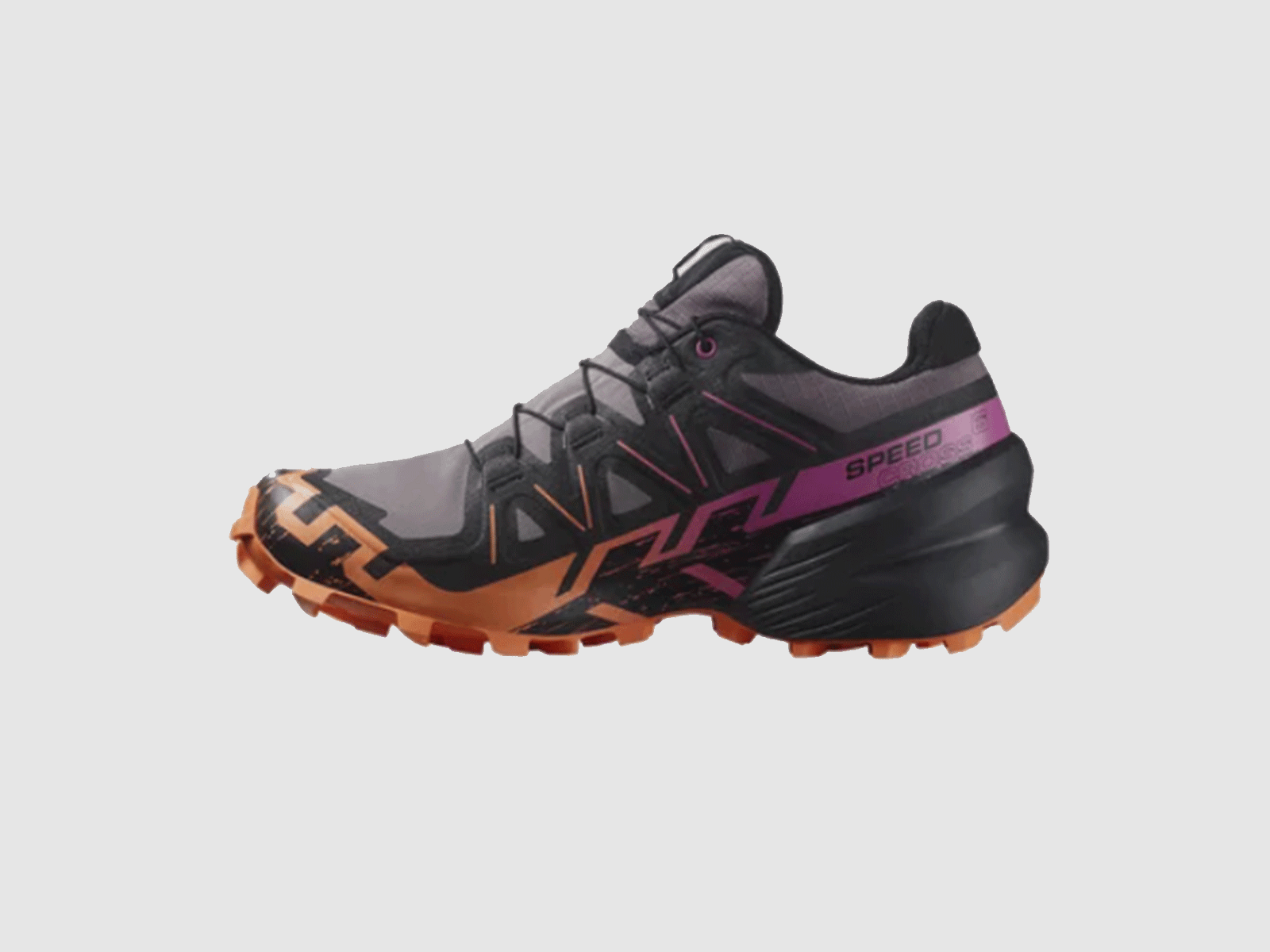 SALOMON – WOMEN – SPEEDCROSS 6 GTX W Moonscape/Black/Bird Of Paradise, image 5 of 5