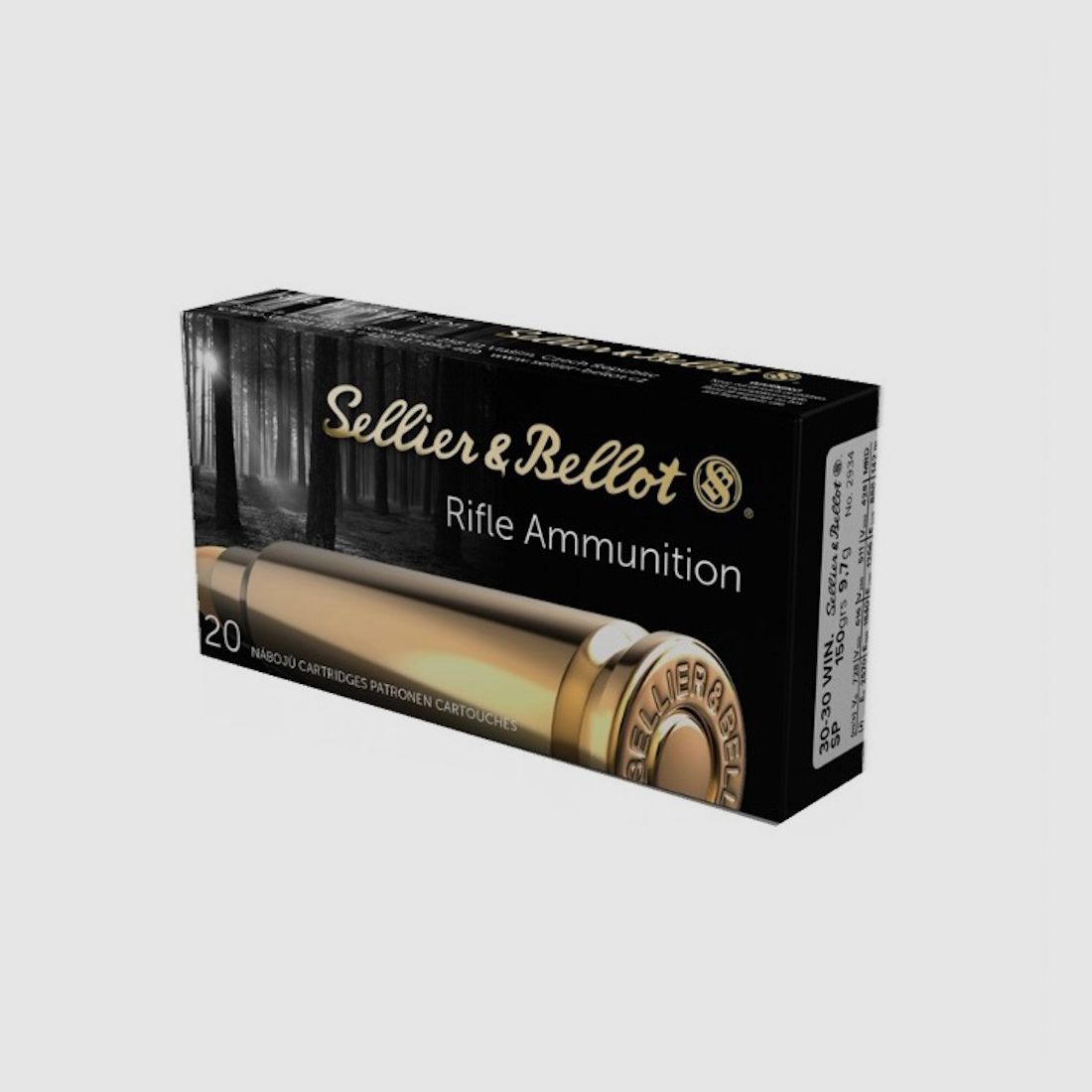 .30-30 Win. Sellier & Bellot Soft point 9.7g. / 150gr., Bild 1 von 2