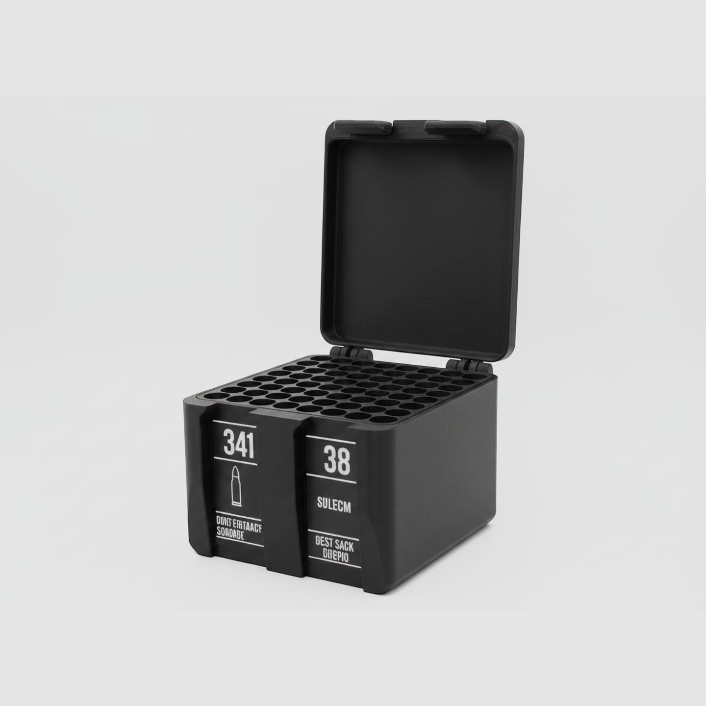 Filamelt Munitionsbox / 338 Lapua Magnum / 'Klapp- / Rastdeckel' / Patronenbox, Ammo Box