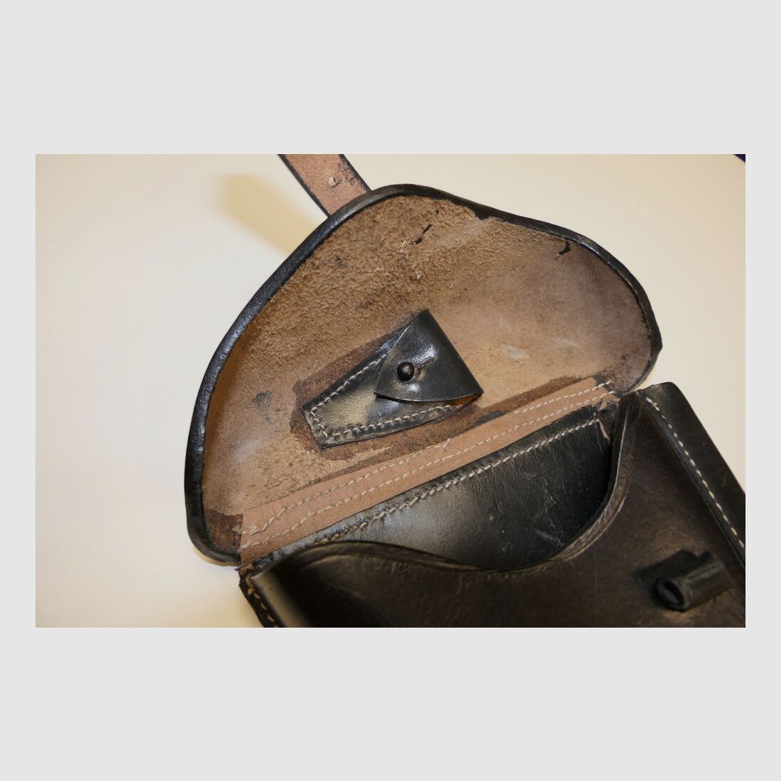 Egleuner GmbH WH Holster MAUSER P08 Luger, Leder Schwarz neufertigung / Reproduktion P.08