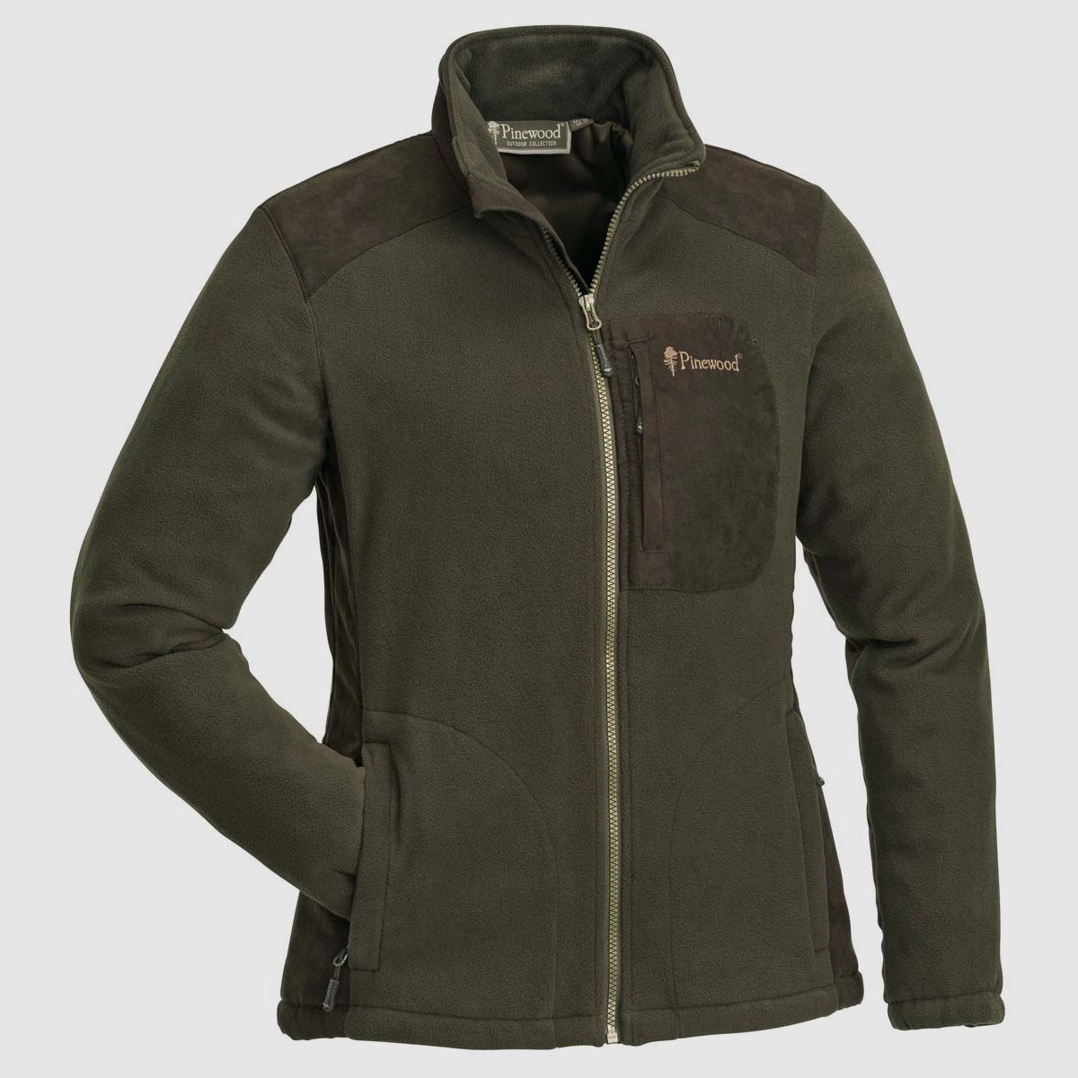 Pinewood Fleecejacke Wildmark Membrane, H.Brown/Suede Brown