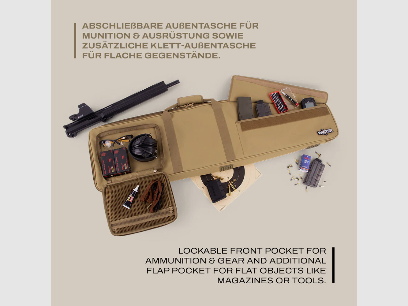 Winter Guncases Bolsa para Rifle 110 cm