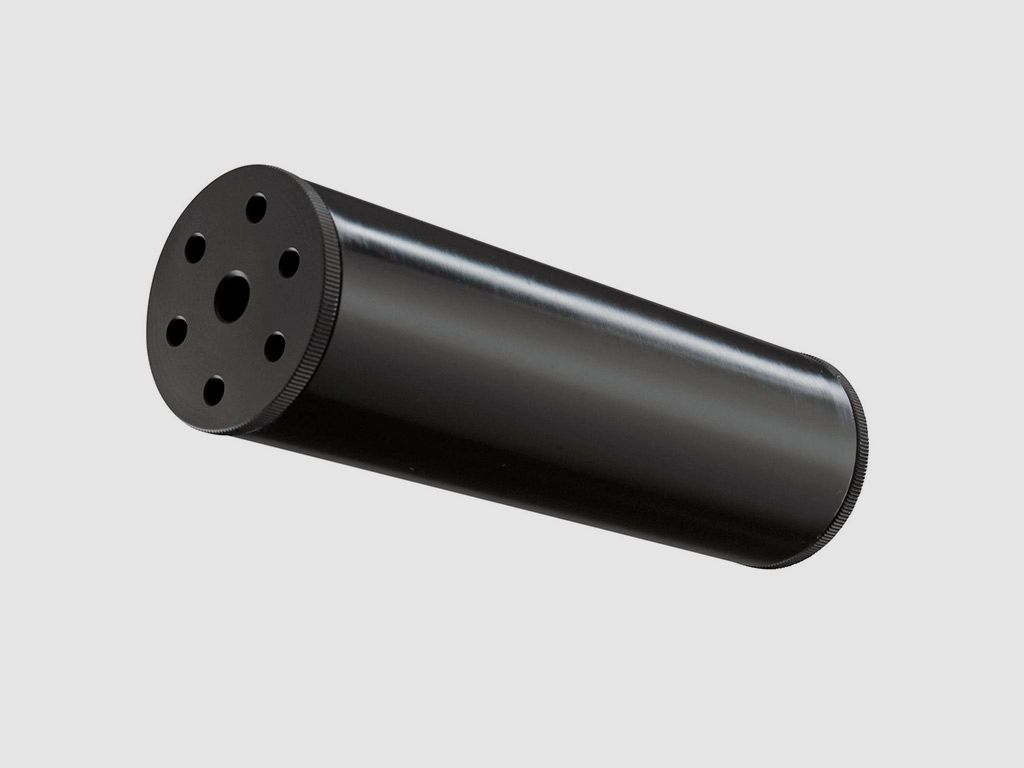 Umarex SchalldĂ¤mpfer fĂĽr Schreckschusswaffen Aluminium inklusive Adapter fĂĽr Browning Walther Glock u.a. (P18)