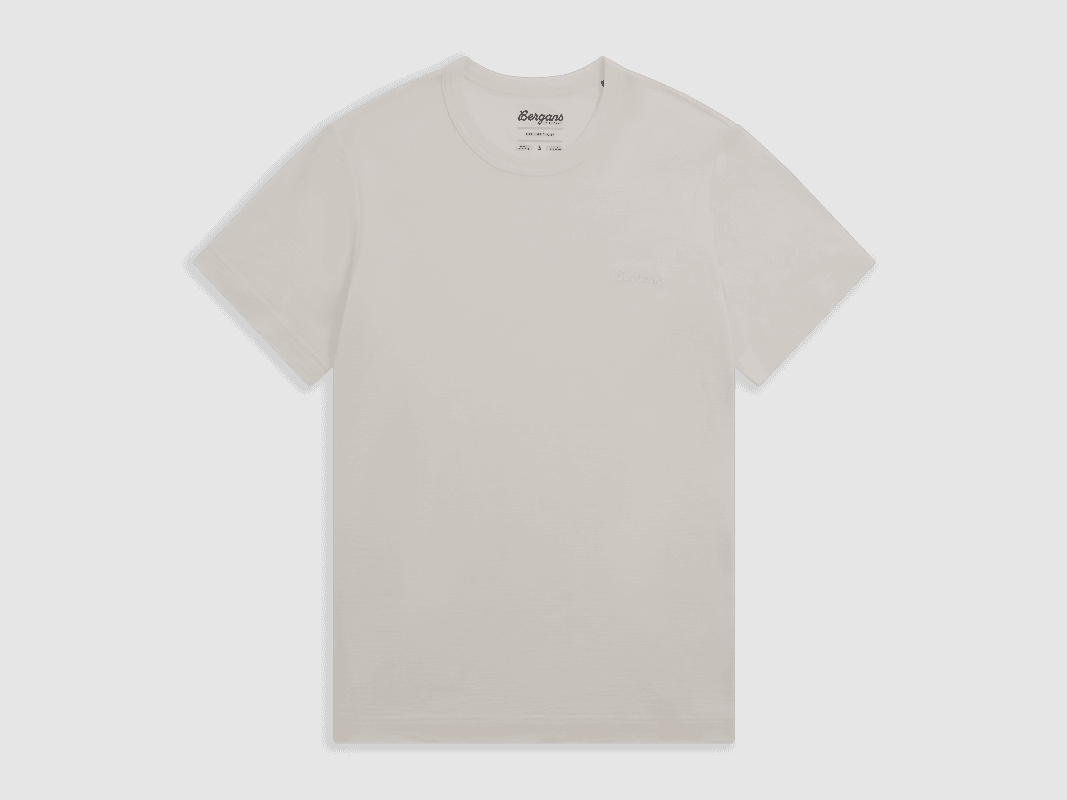 Bergans Logo Merino Tee Women Vanilla White S