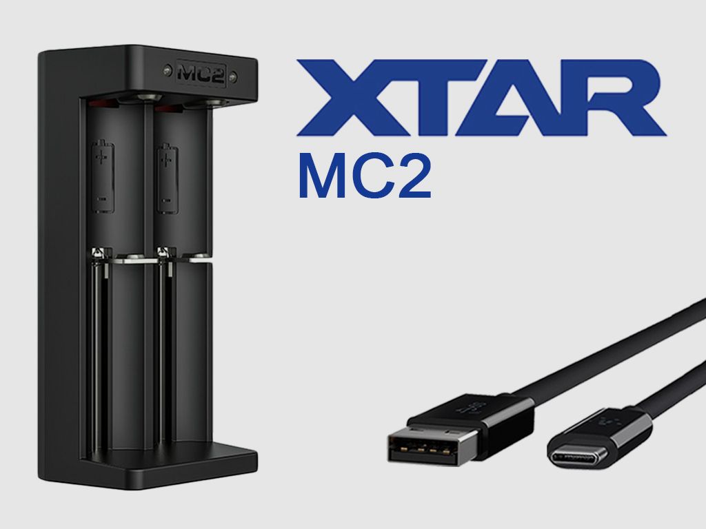 Xtar MC2 Ladegerät für 16340-21700 Akkus