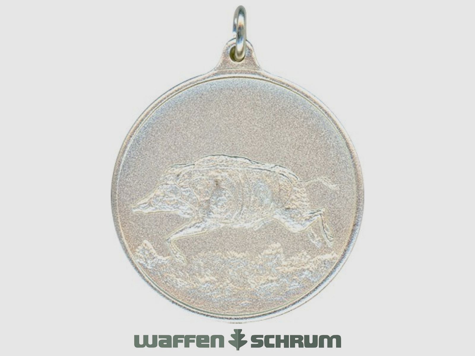 Steinhauer&Lück Hunting Medal Boar 40 mm silver-plated